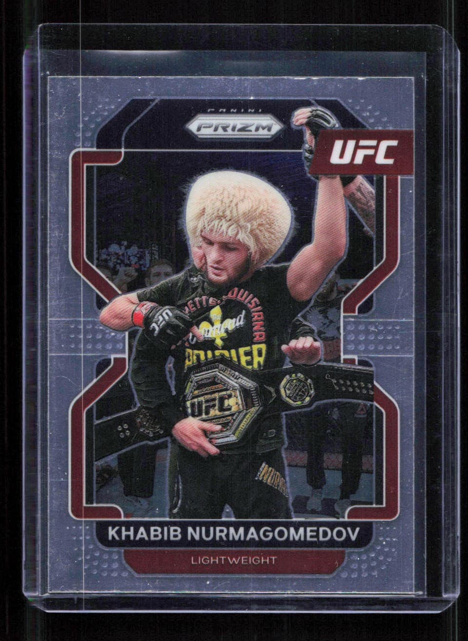 Khabib Nurmagomedov trading card