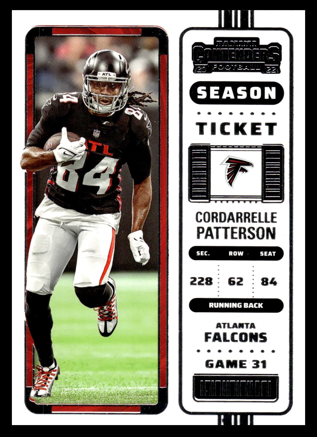 Cordarrelle Patterson Atlanta 2022 Panini Contenders