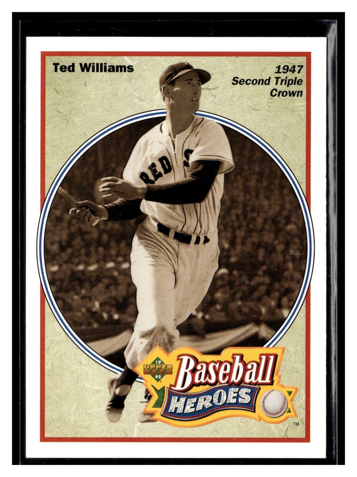Ted Williams Baseball 1992 Upper Deck 1992 Upper Deck