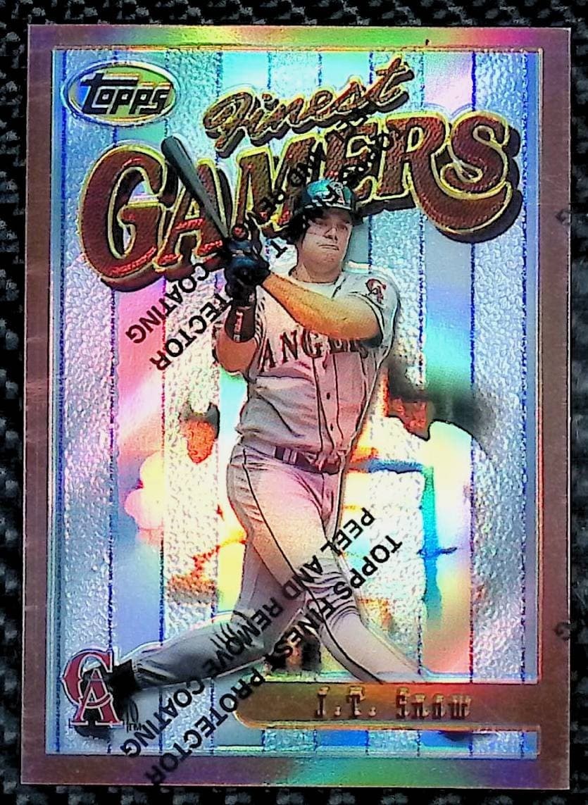 Gamers - - J.T. Snow - Angels 1996 Topps Finest