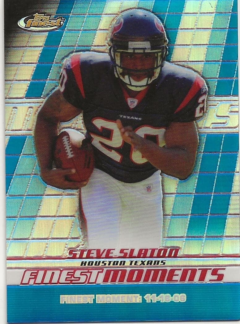 Moments Blue Steve 2008 Topps Finest