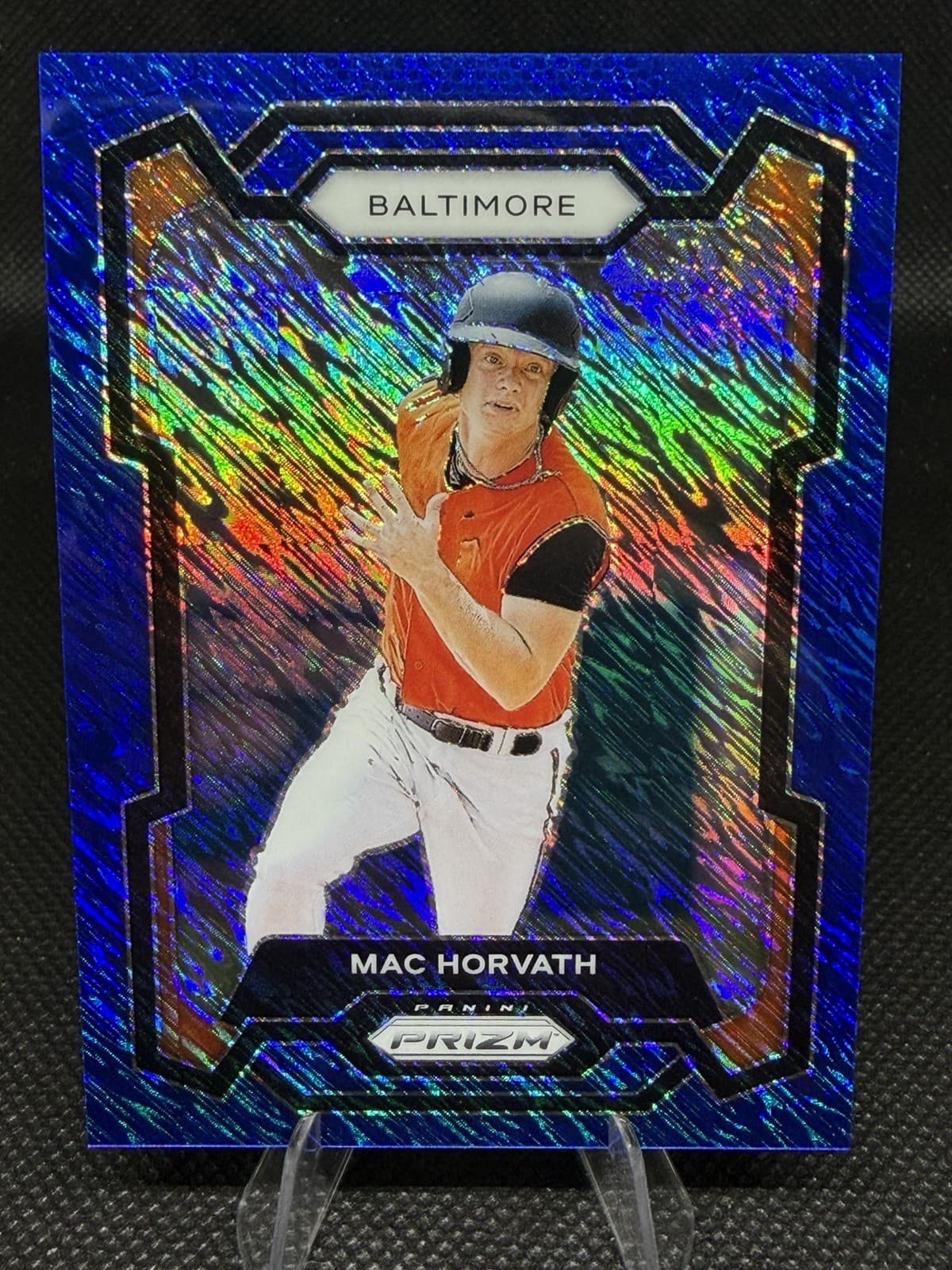 Mac Horvath 2024 Panini Prizm 2024 Panini Prizm blue-shimmer