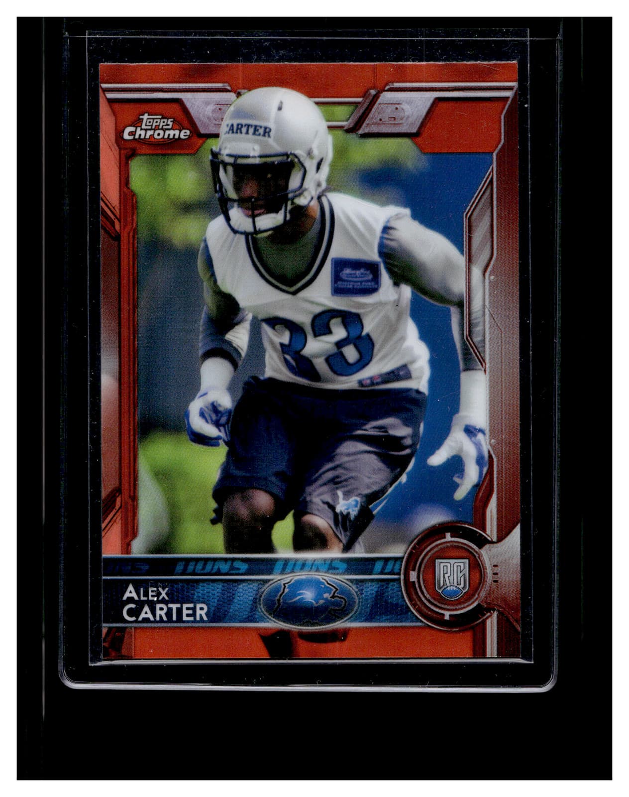 Alex Carter Orange 2015 Topps Chrome 2015 Topps Chrome orange-refractor