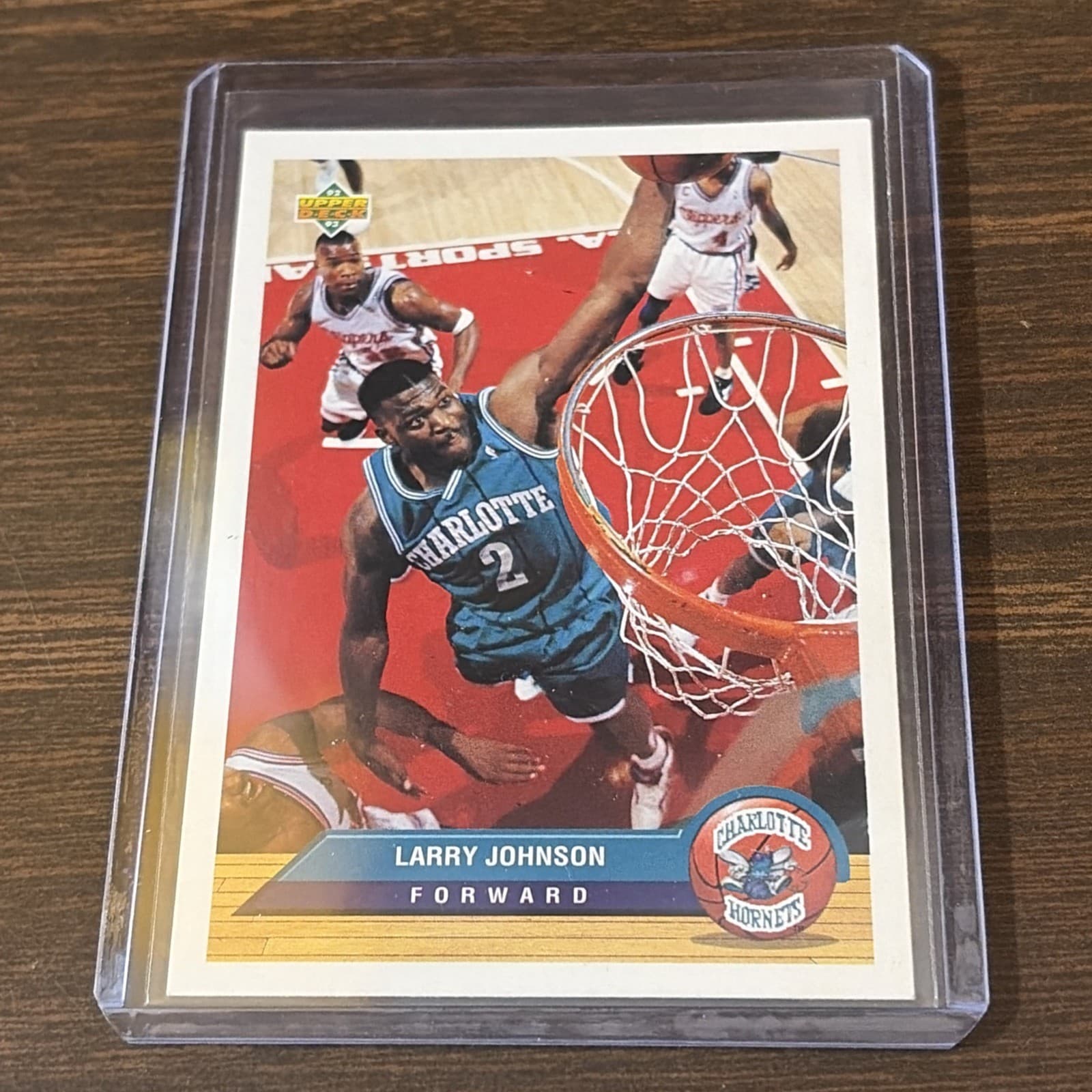 Larry Johnson Charlotte 1992 Upper Deck 1992 Upper Deck