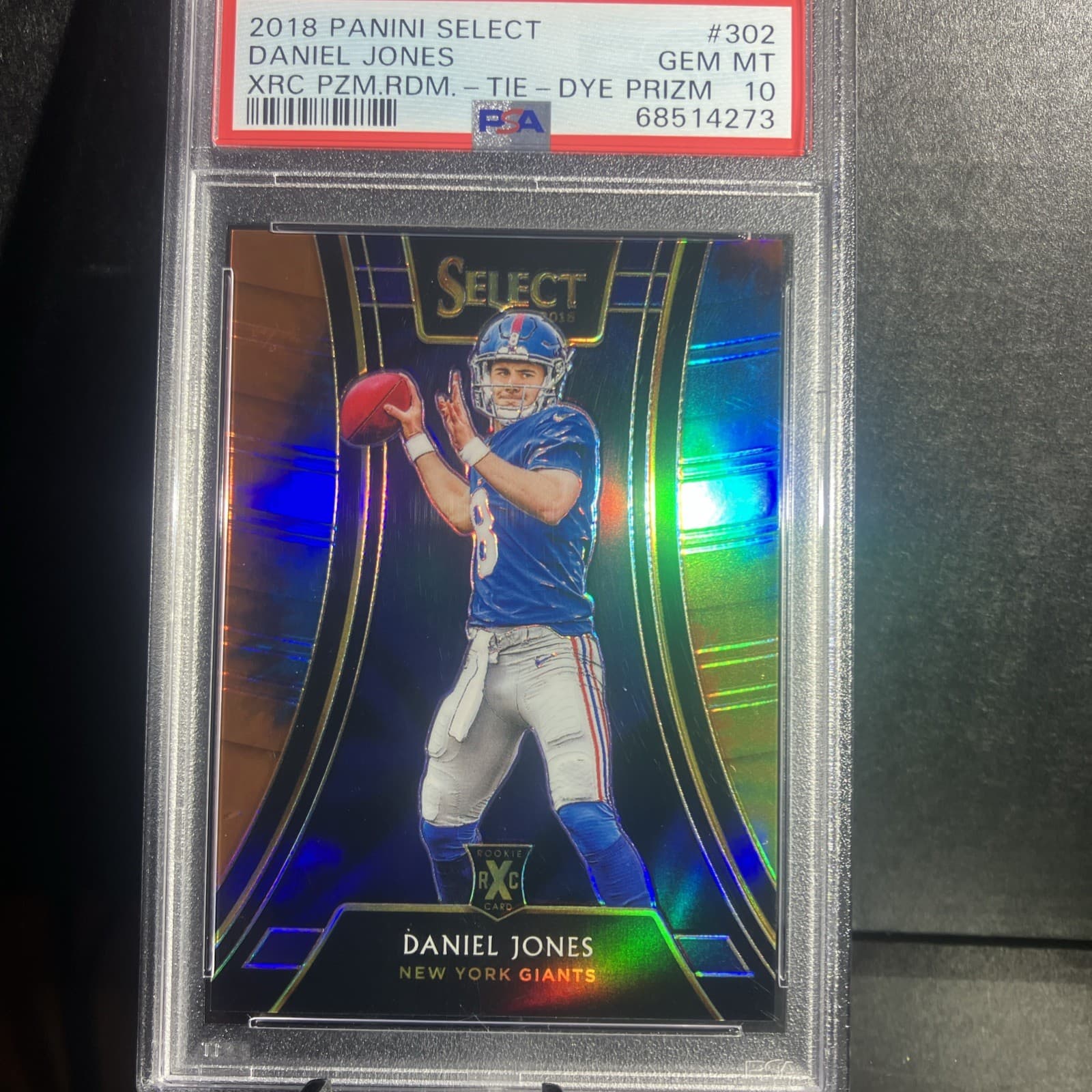 DANIEL JONES XRC TIE-DYE /25 2018 Panini Select 2018 Panini Select