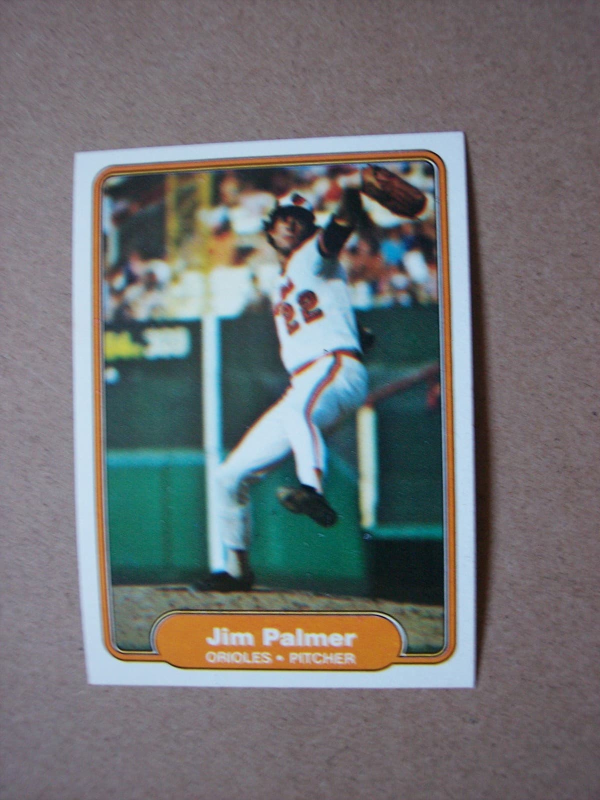 Jim Palmer 1982 Fleer
