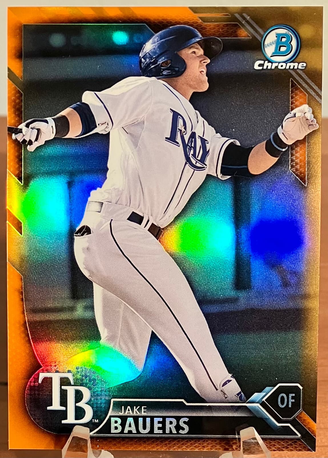 Prospects Jake Bauers 2016 Bowman Chrome 2016 Bowman Chrome orange-refractor