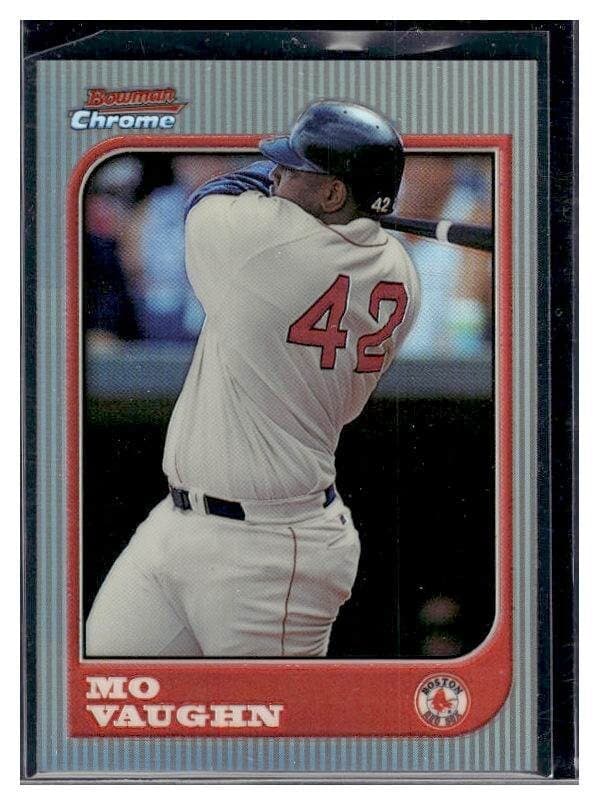 Mo Vaughn Boston 1997 Bowman Chrome 1997 Bowman Chrome refractor