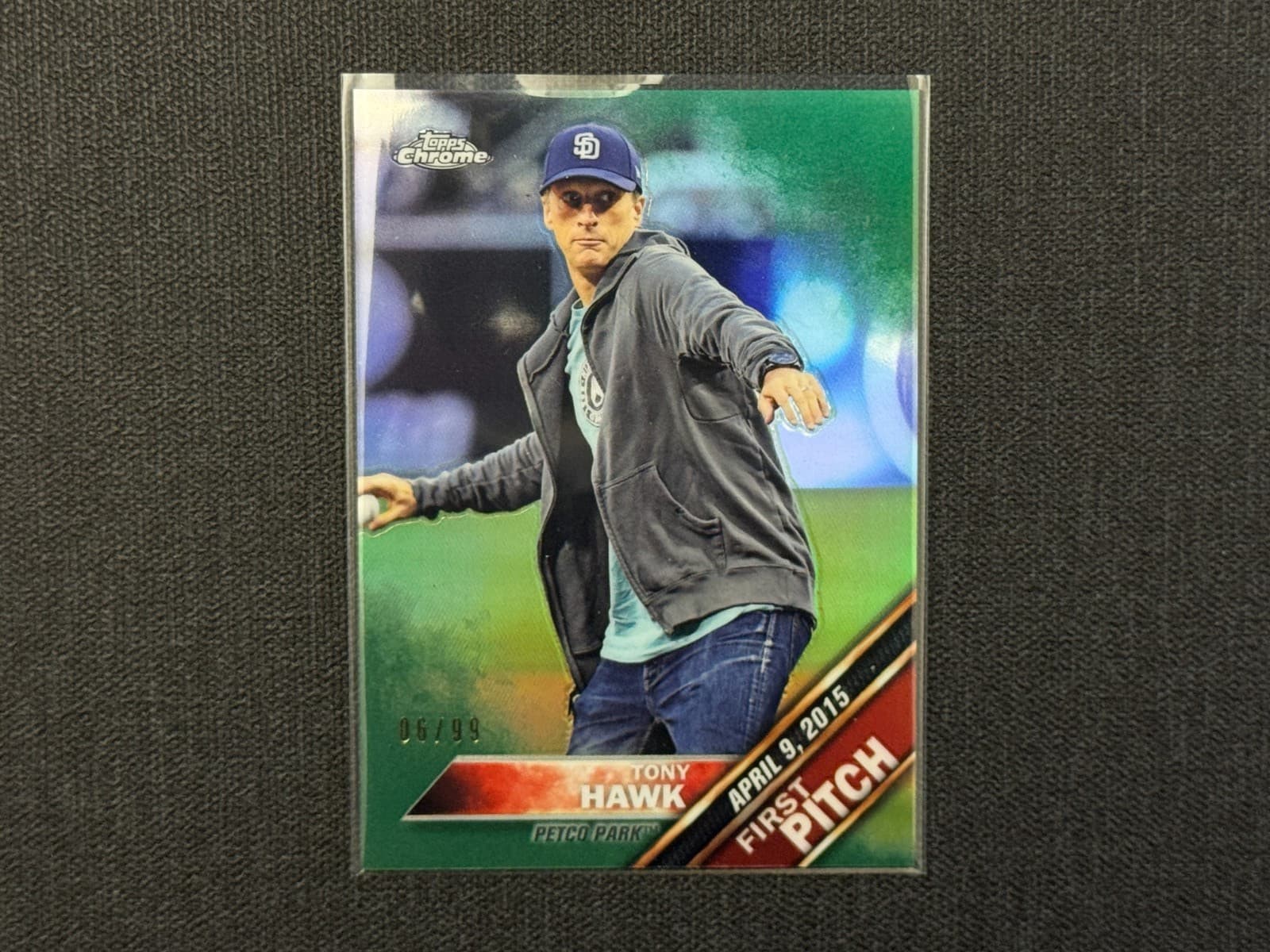 TONY HAWK FIRST PITCH GREEN SS 2016 Topps Chrome 2016 Topps Chrome