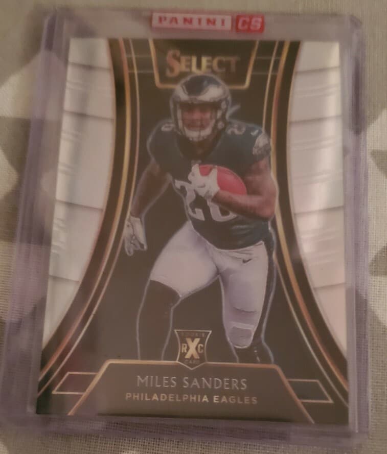 Miles Sanders Silver 2018 Panini Select