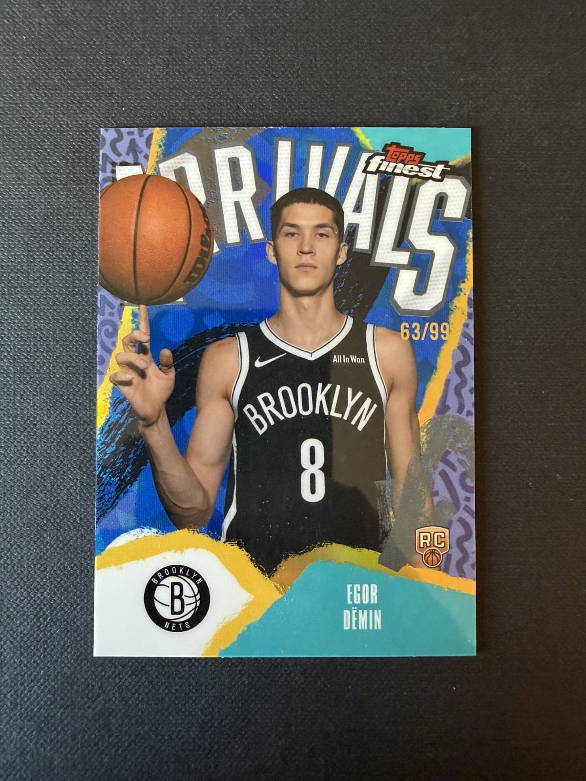 Basketball Egor Demin 2025 Topps Finest 2025 Topps Finest