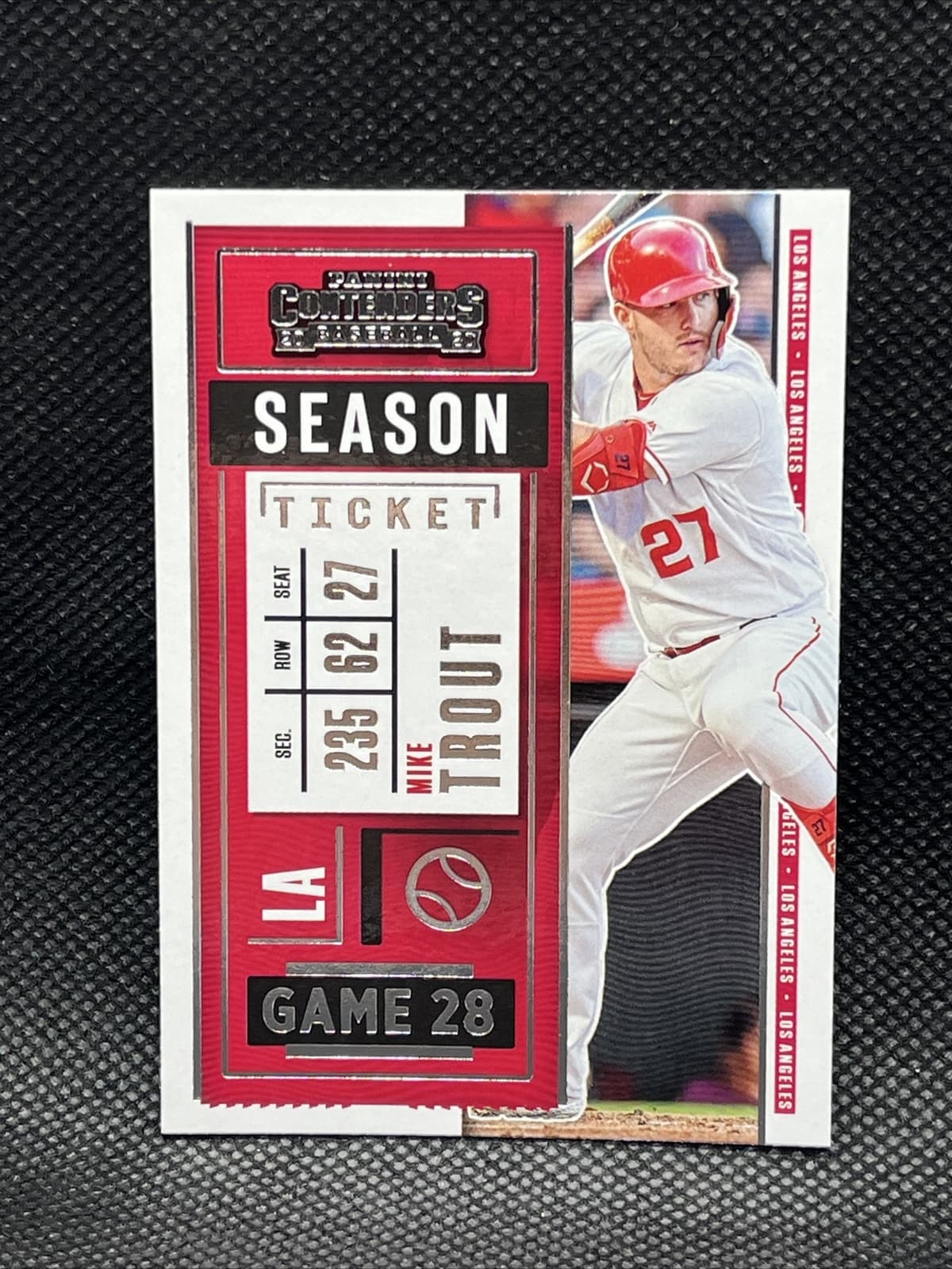 Mike Trout Los 2020 Panini Contenders 2020 Panini Contenders