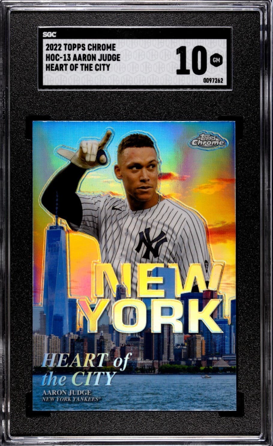 AARON JUDGE -13 Heart of the C 2022 Topps Chrome 2022 Topps Chrome