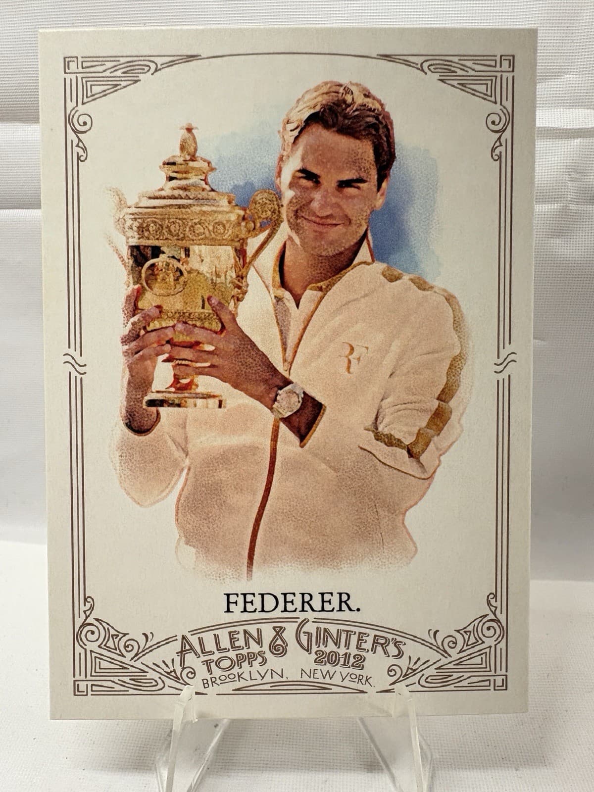 Roger Federer trading card