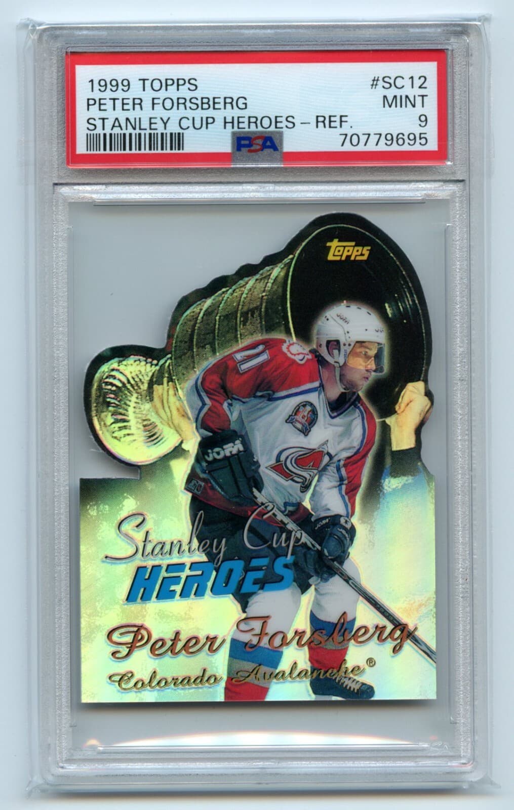 Peter Forsberg trading card