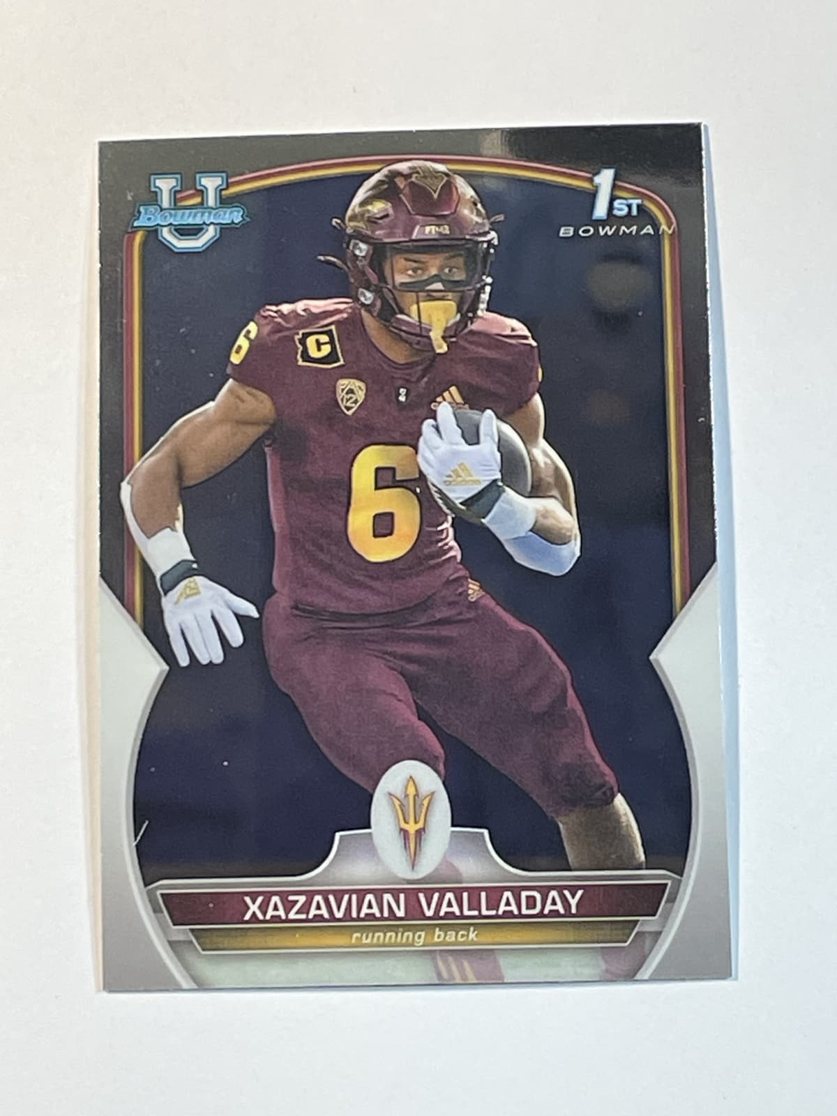 University Xazavian Valladay 2022 Bowman Chrome