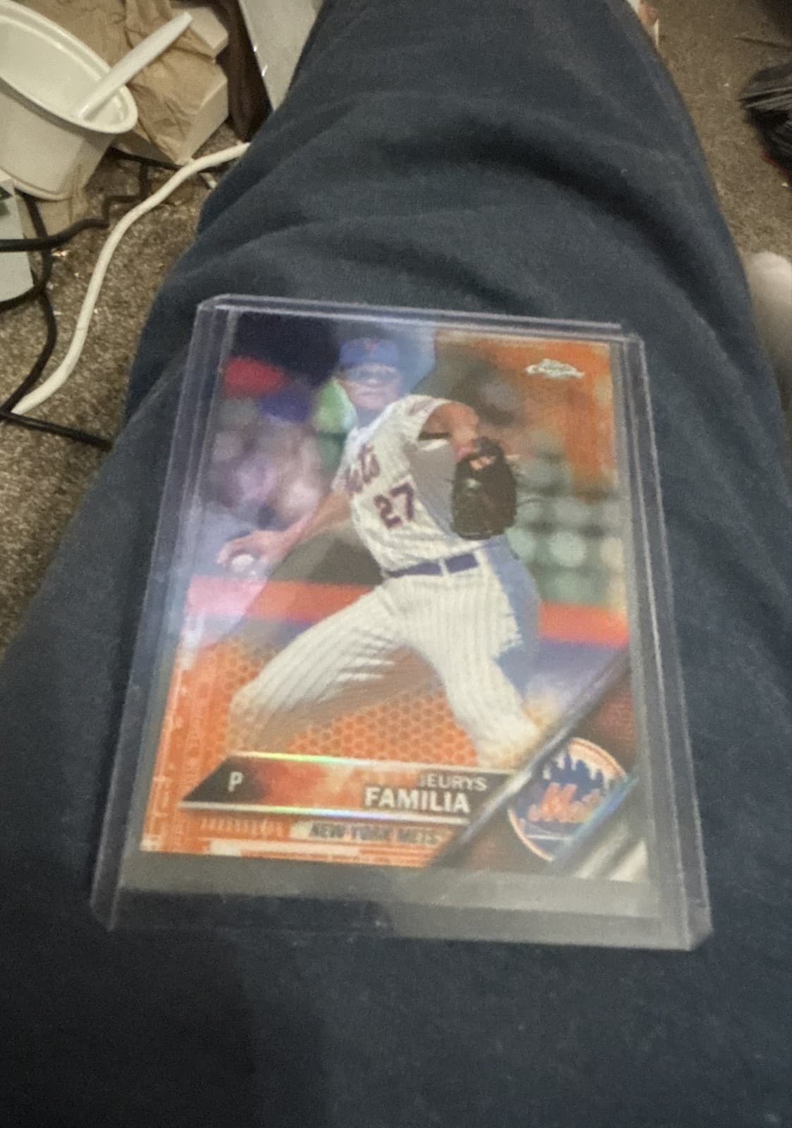 Jeurys Familia Orange 2016 Topps Chrome 2016 Topps Chrome orange-refractor