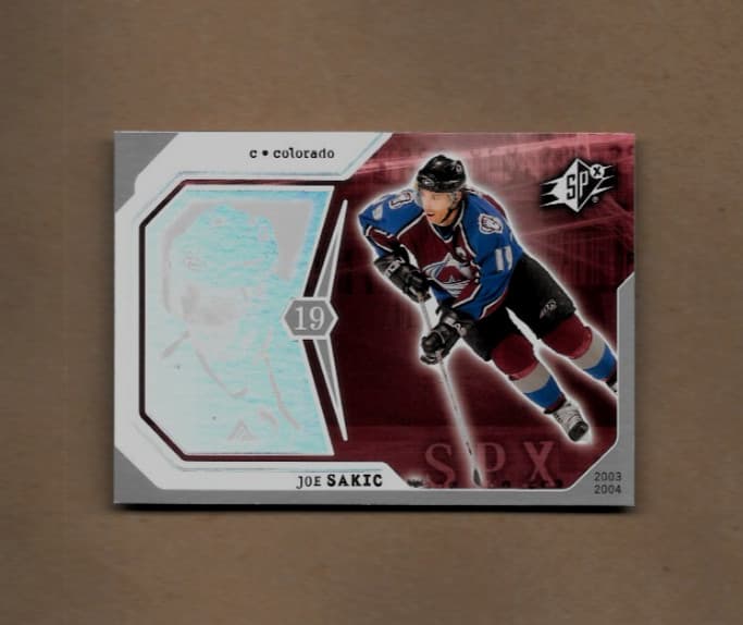 Hockey Joe Sakic 2003 Upper Deck SP