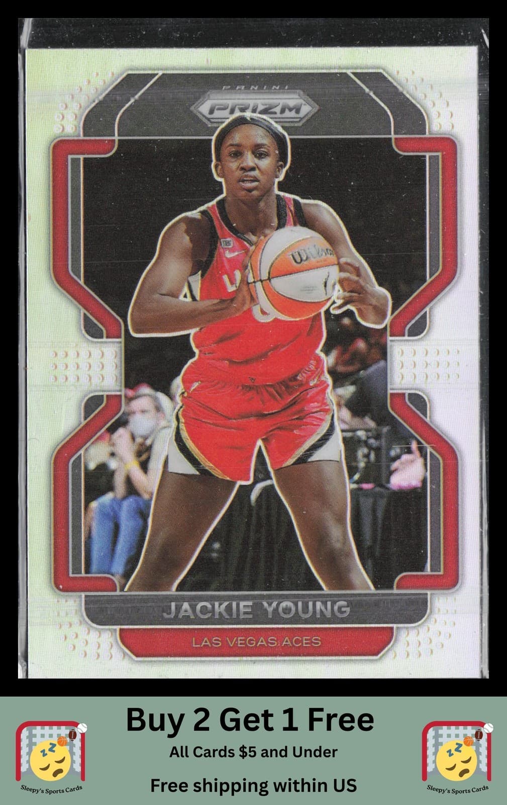 Jackie Young 2022 Panini Prizm 2022 Panini Prizm silver