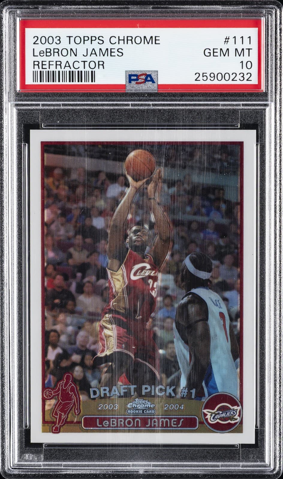 LEBRON JAMES 2003 Topps Chrome