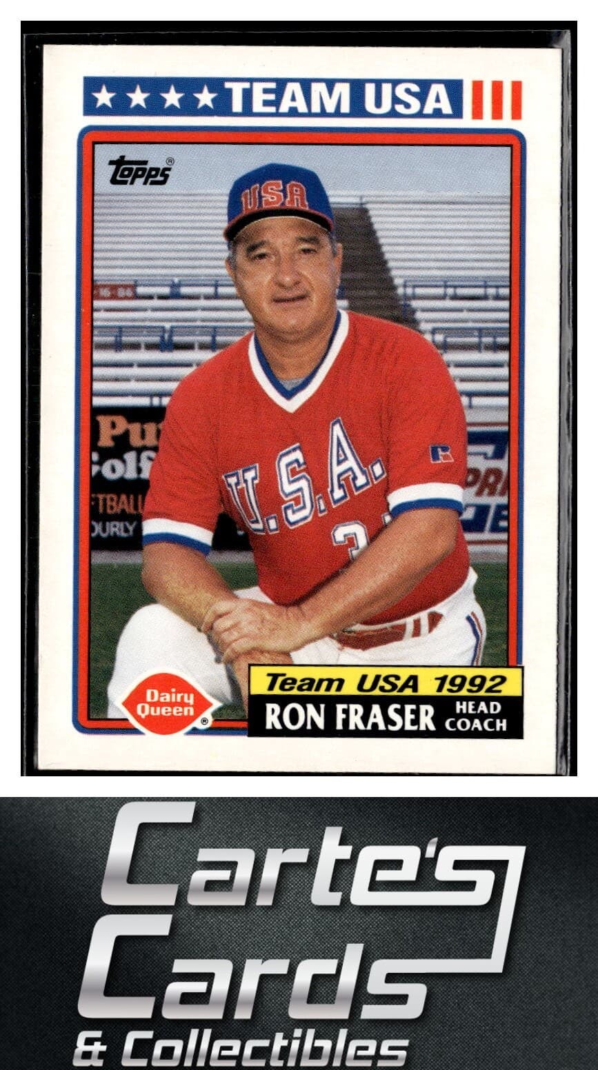 Ron Fraser Dairy 1992 Topps 1992 Topps