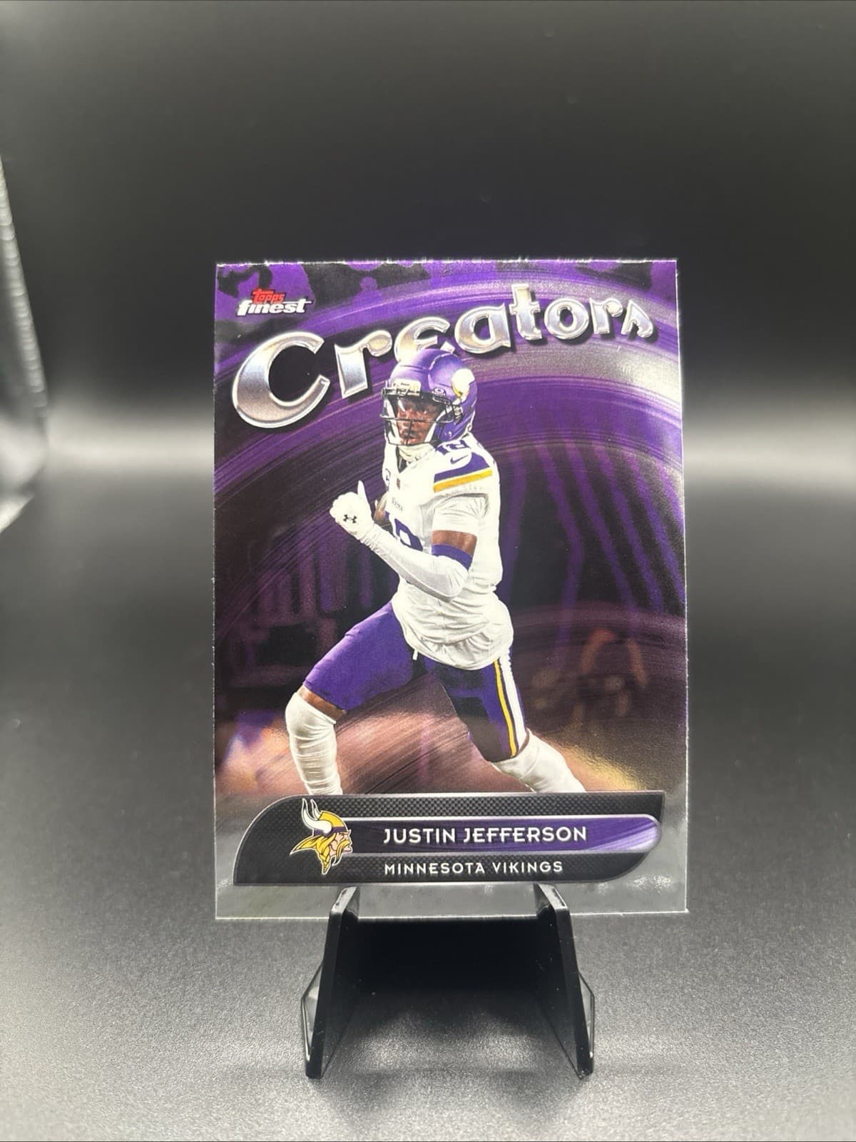 Creators Justin Jefferson 2025 Topps Finest 2025 Topps Finest