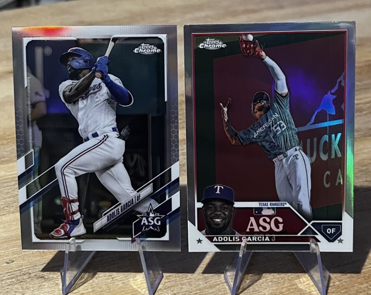 Adolis Garcia 2021 Topps Chrome 2021 Topps Chrome holo-refractor-silver