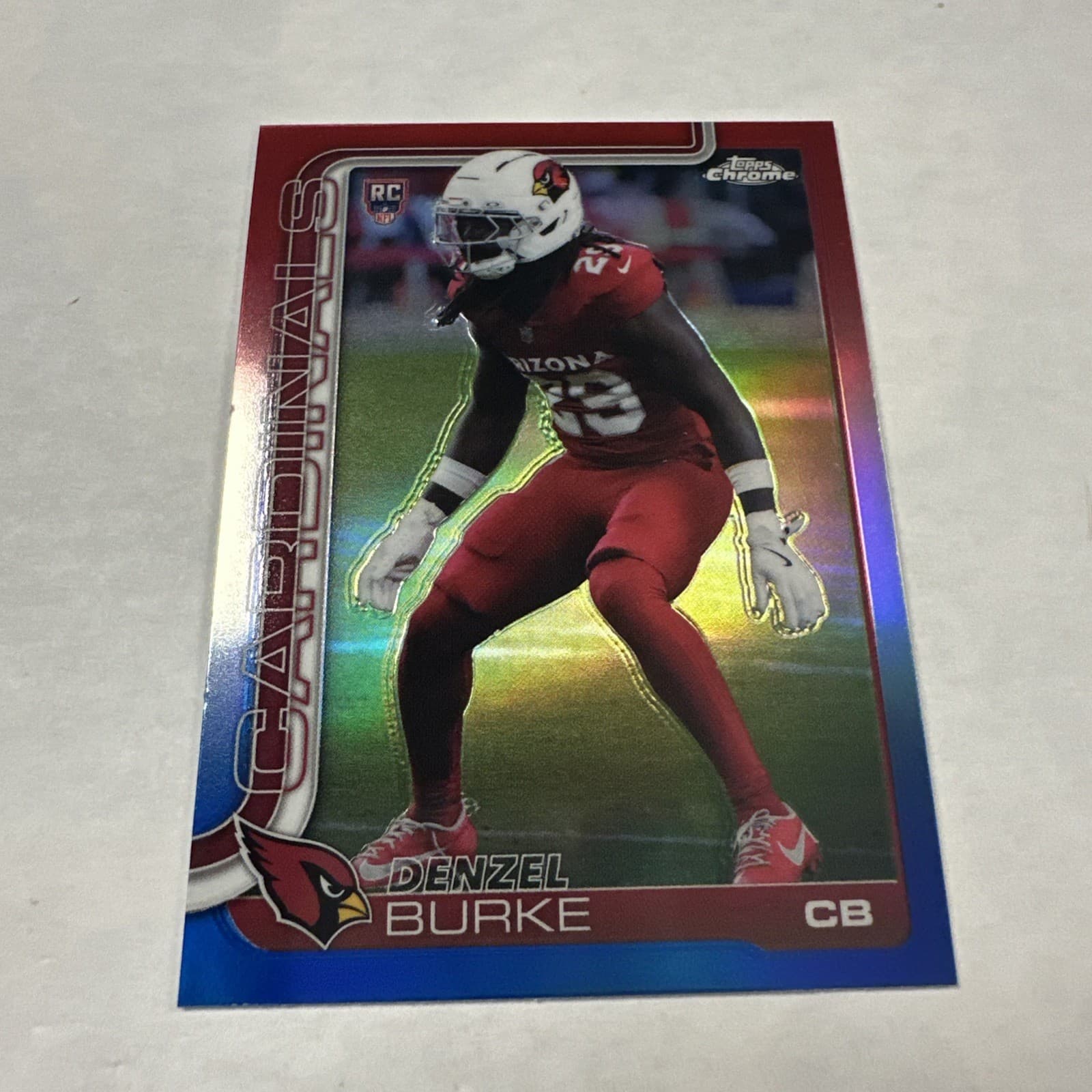 Denzel Burke trading card