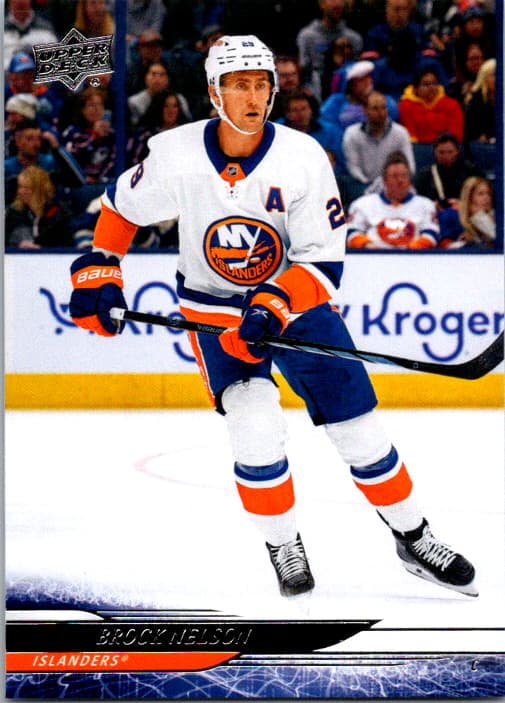 Brock Nelson trading card