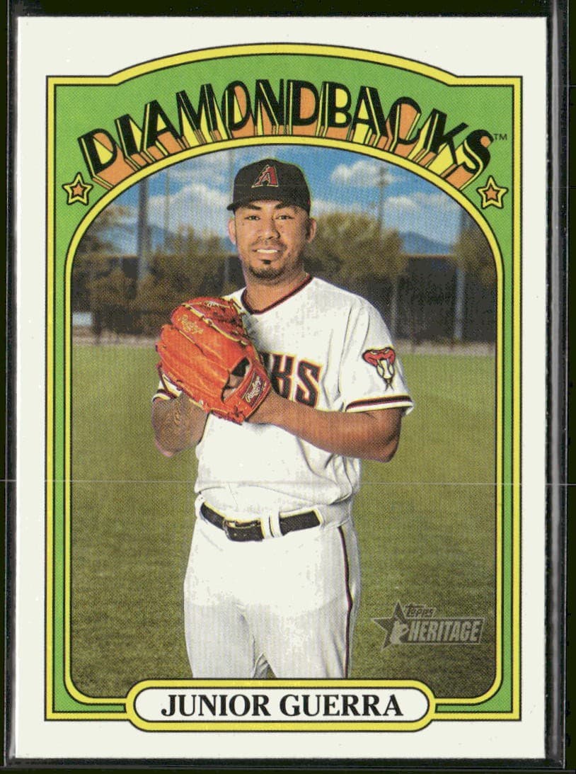 Junior Guerra Arizona 2021 Topps Heritage 2021 Topps Heritage