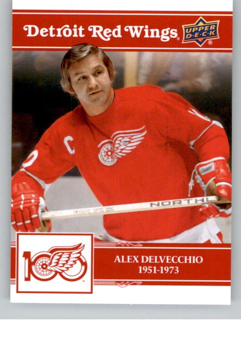 Alex Delvecchio trading card