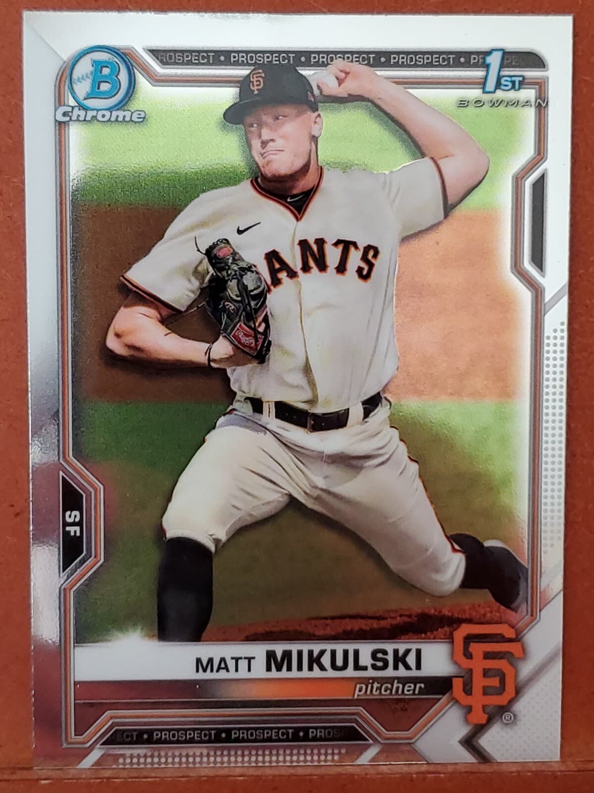 Draft Matt Mikulski 2021 Bowman Chrome 2021 Bowman Chrome