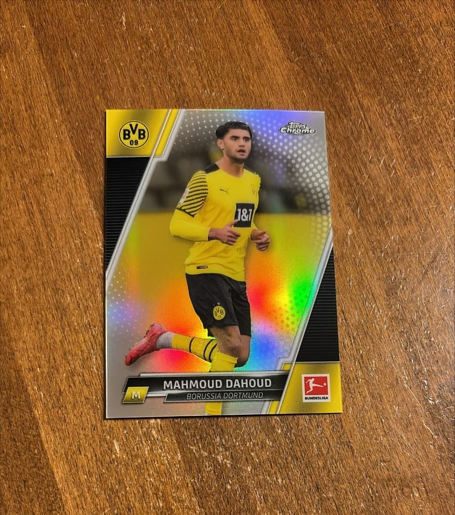 Mahmoud Dahoud Borussia 2022 Topps Chrome 2022 Topps Chrome