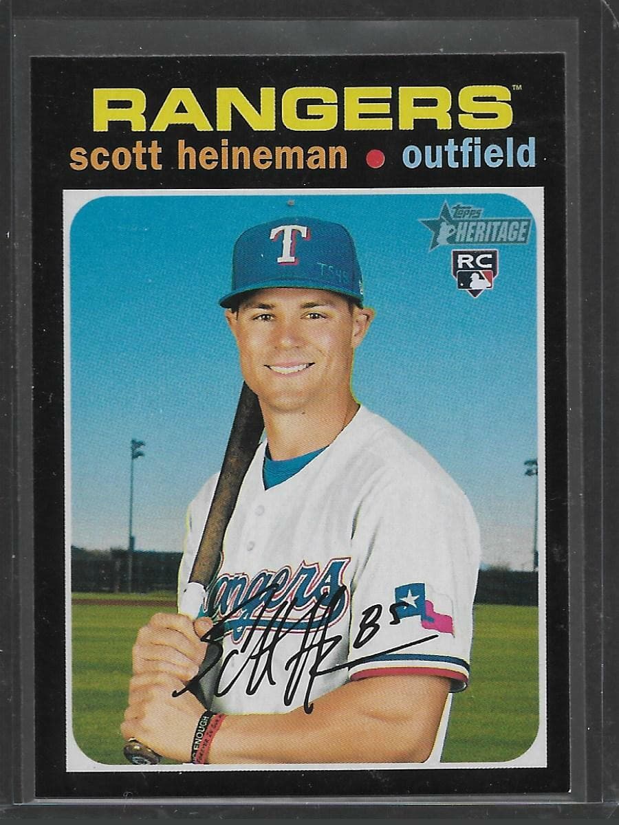 Scott Heineman Texas 2020 Topps Heritage 2020 Topps Heritage