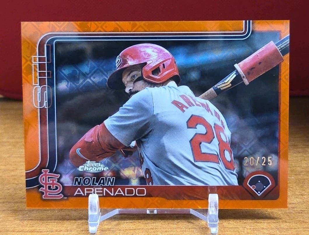 Logofractor Oange Vartion 2025 Topps Chrome