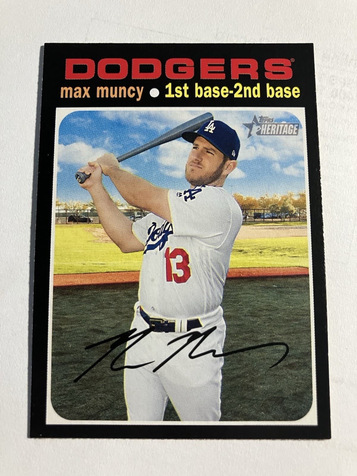 Max Muncy 2020 Topps Heritage