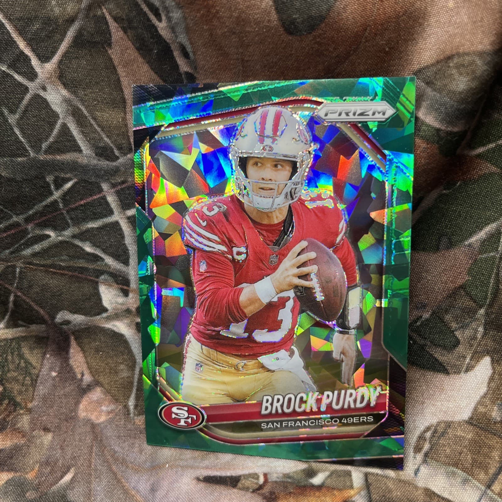Brock Purdy Green 2025 Panini Prizm 2025 Panini Prizm