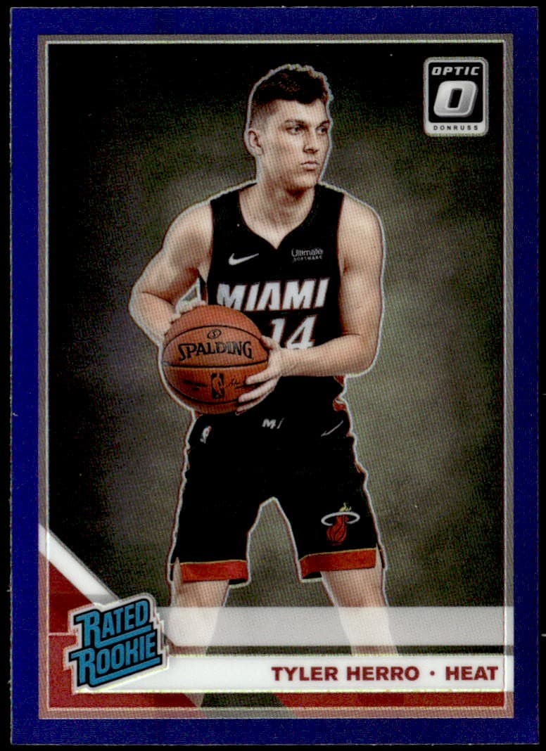 Tyler Herro Purple 2019 Donruss Optic 2019 Donruss Optic purple