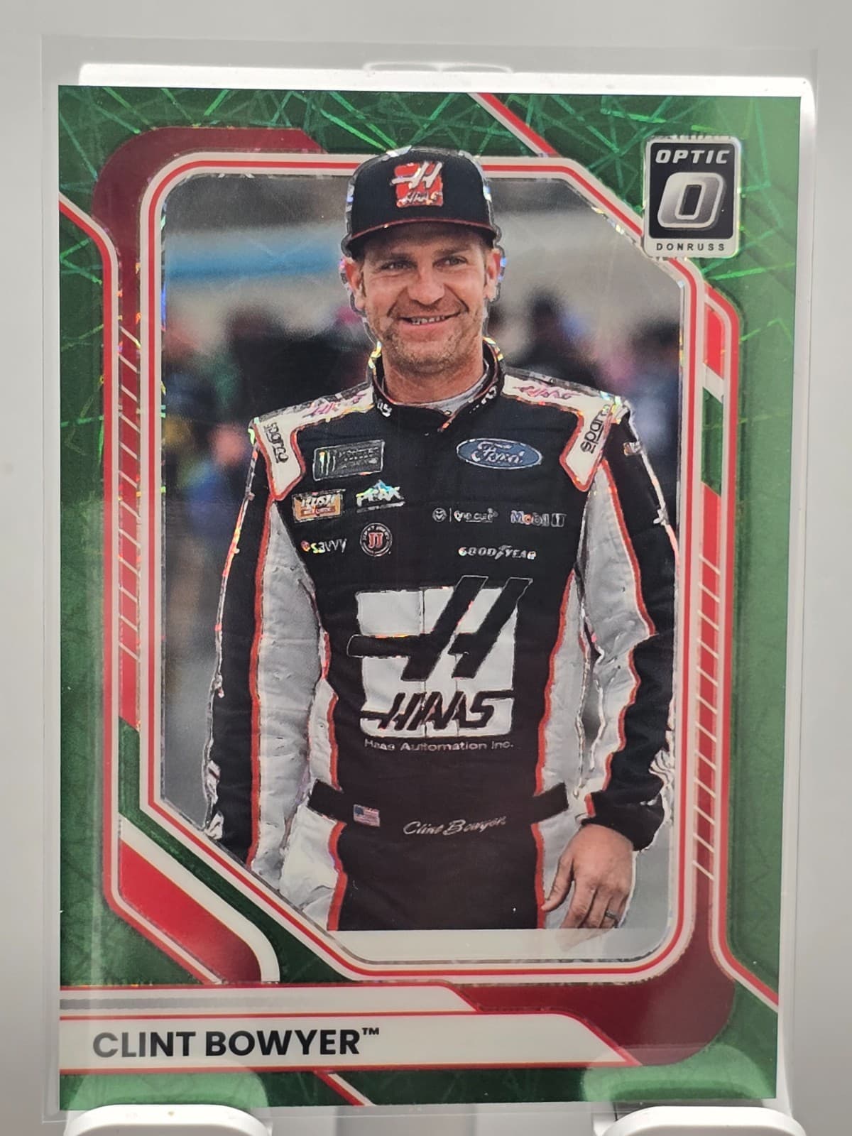 Clint Bowyer trading card