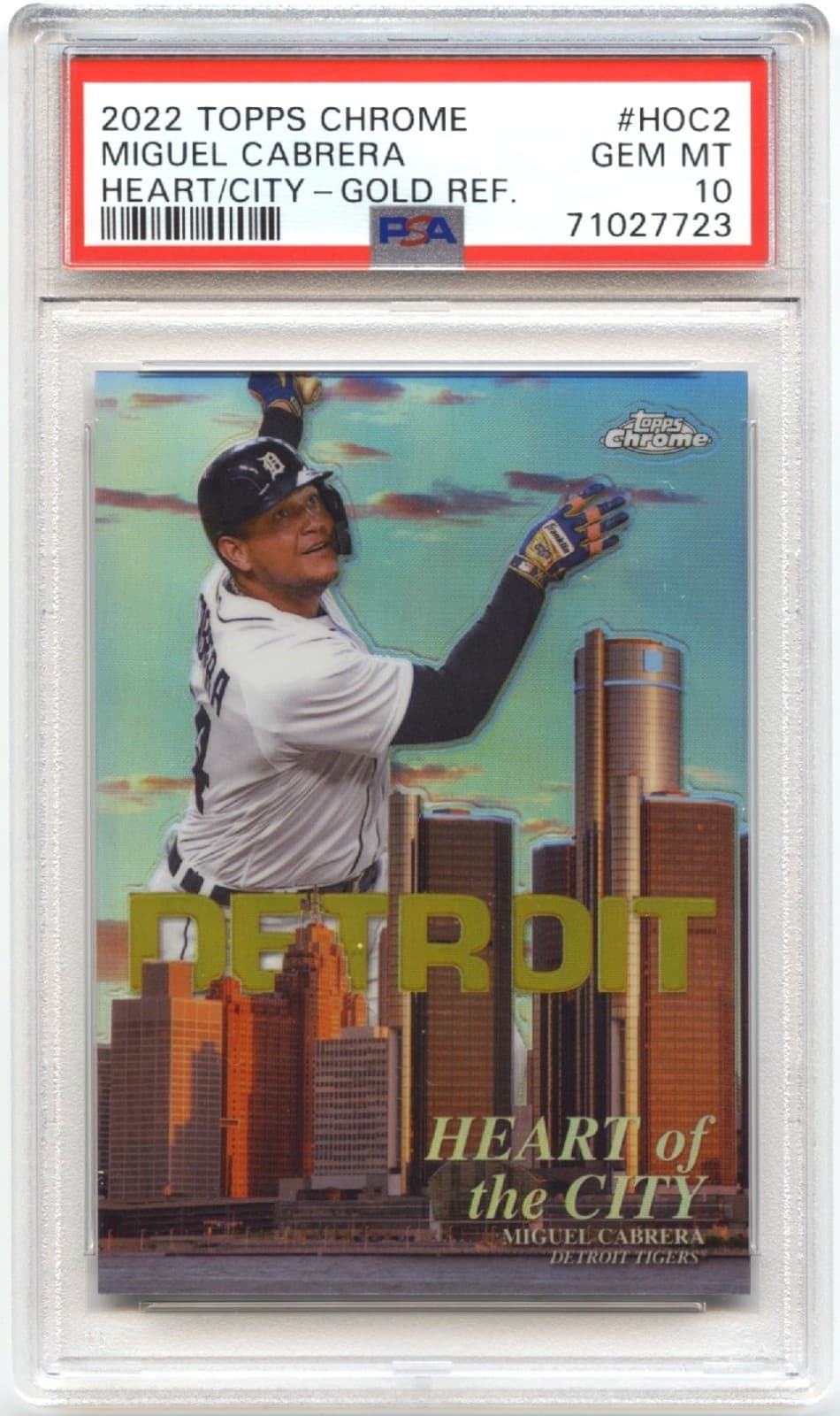 MIGUEL CABRERA GOLD/50 HEART O 2022 Topps Chrome 2022 Topps Chrome