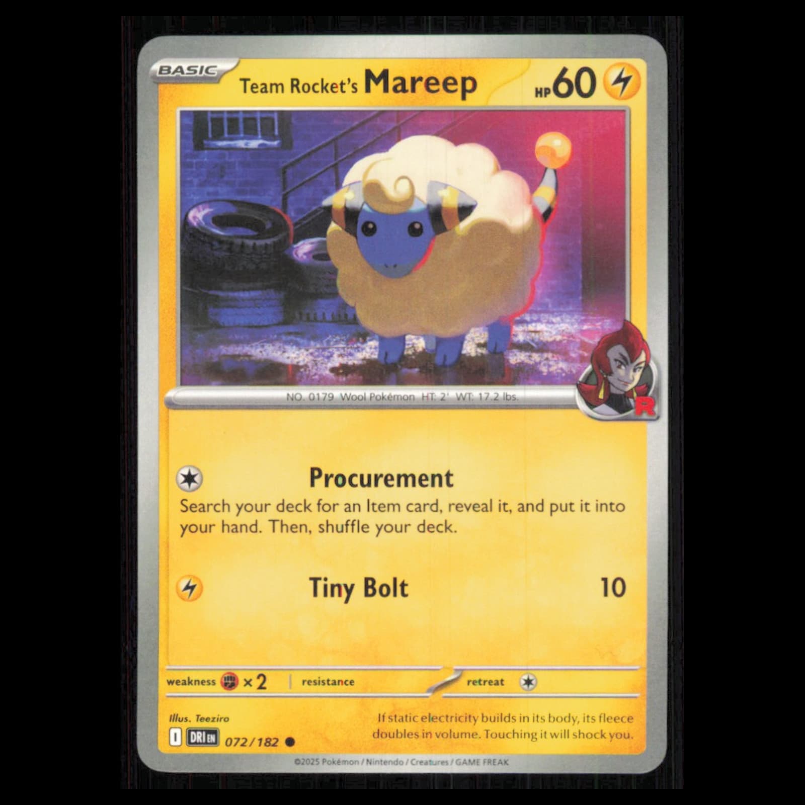 Team Rockets Mareep 2025 Unknown 2025 Unknown