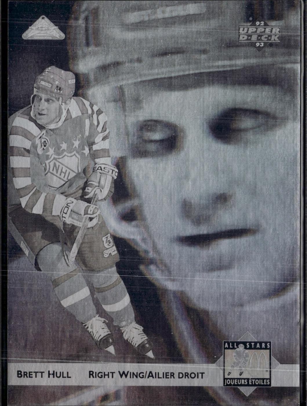 Brett Hull Holograms 1992 Upper Deck 1992 Upper Deck