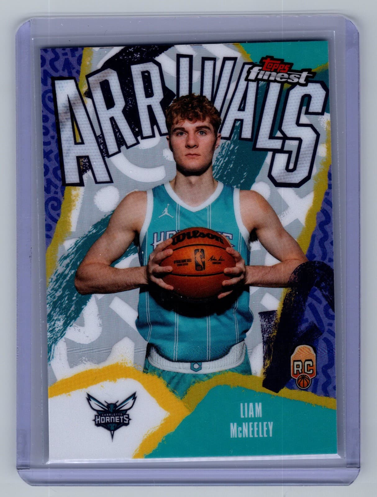 -26 BASKETBALL - LIAM McNEELEY 2025 Topps Finest 2025 Topps Finest