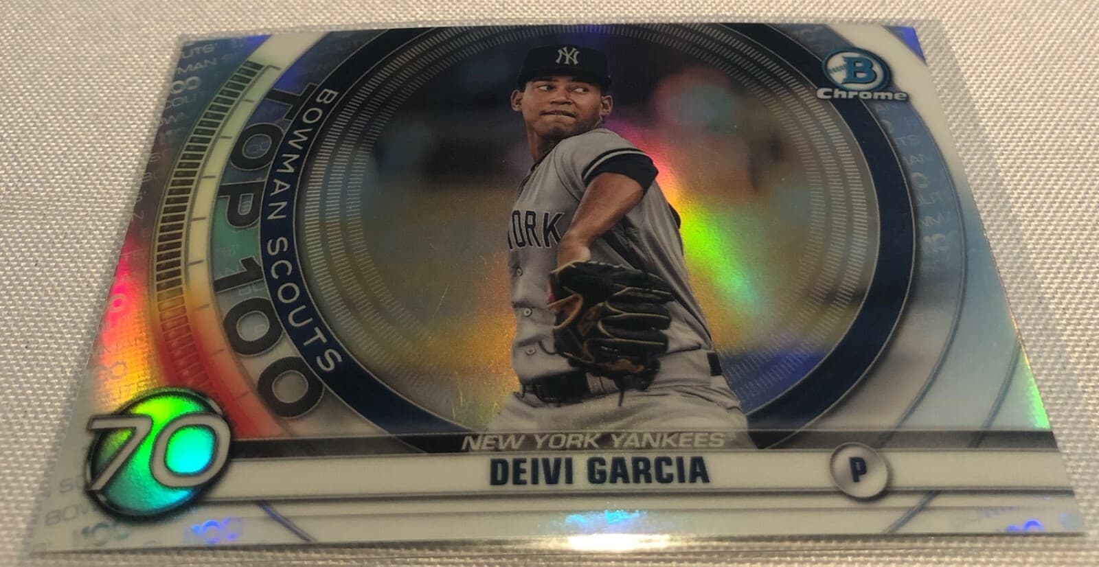 Baseball Deivi Garcia 2020 Bowman Chrome 2020 Bowman Chrome refractor