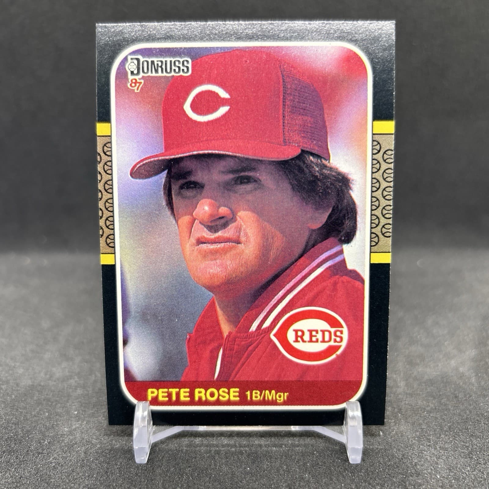 Pete Rose Cincinnati 1987 Donruss