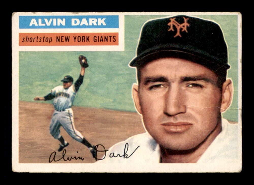 White Back Alvin 1956 Topps