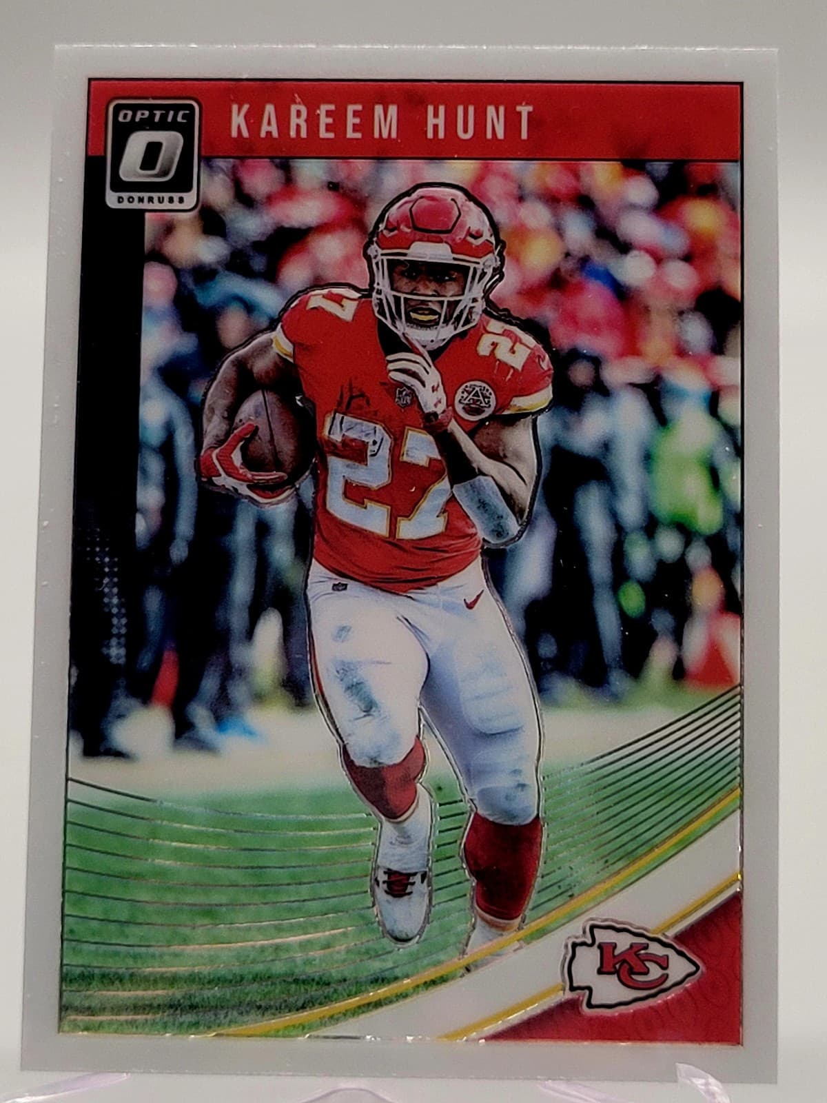DONRUSS OPTIC KAREEM HUNT FOOT 2018 Panini