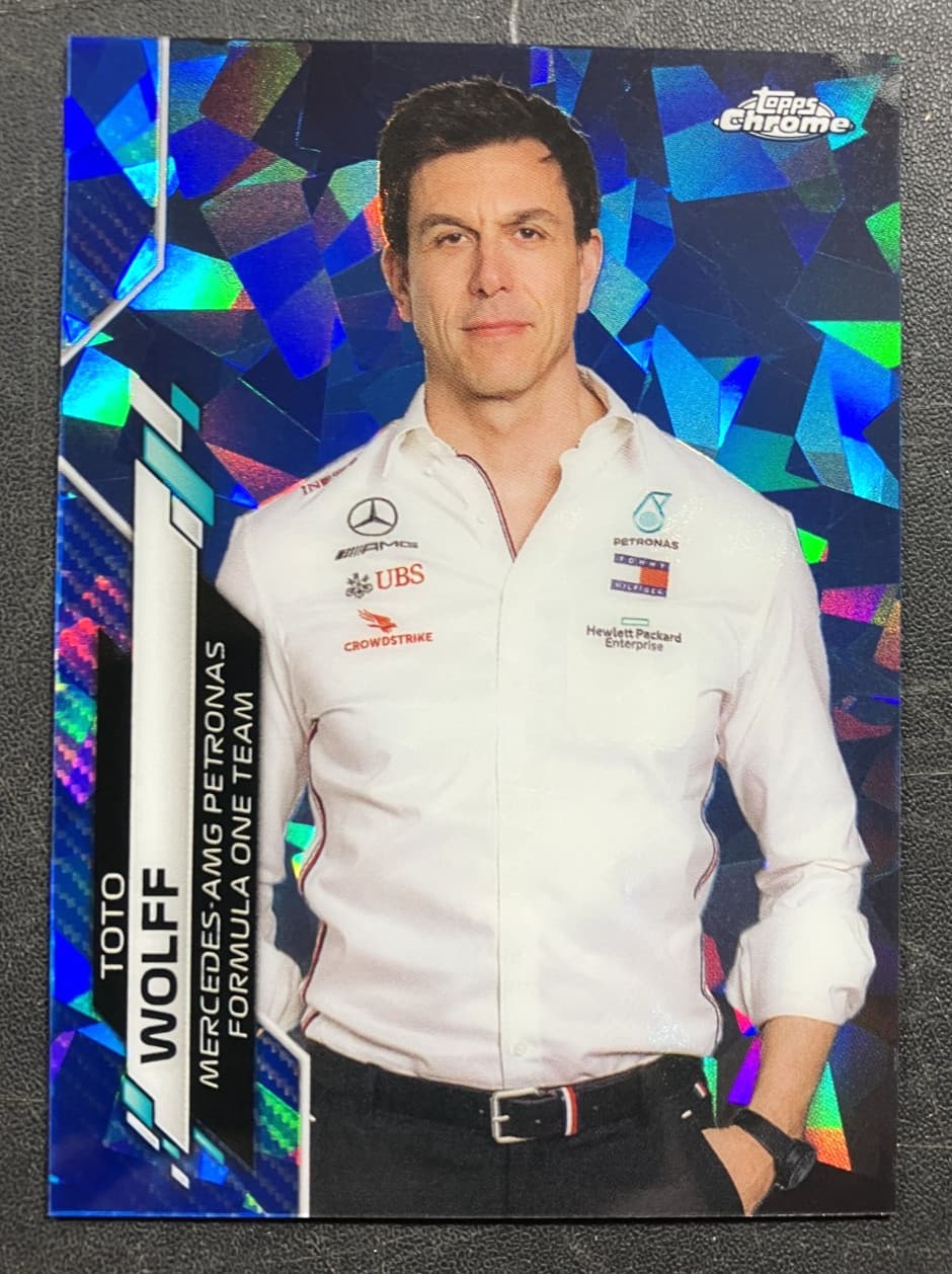 Sapphire Toto Wolff 2020 Topps Chrome 2020 Topps Chrome