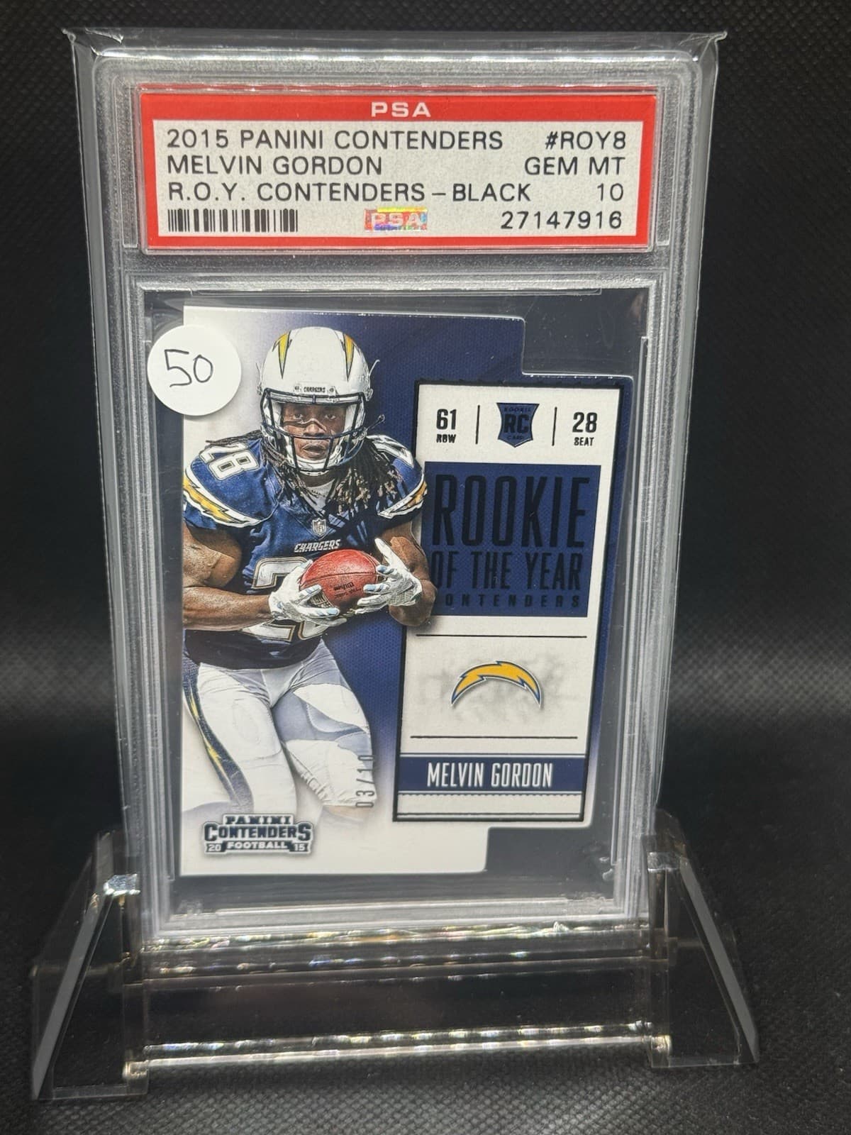 Year Melvin Gordon 2015 Panini Contenders 2015 Panini Contenders