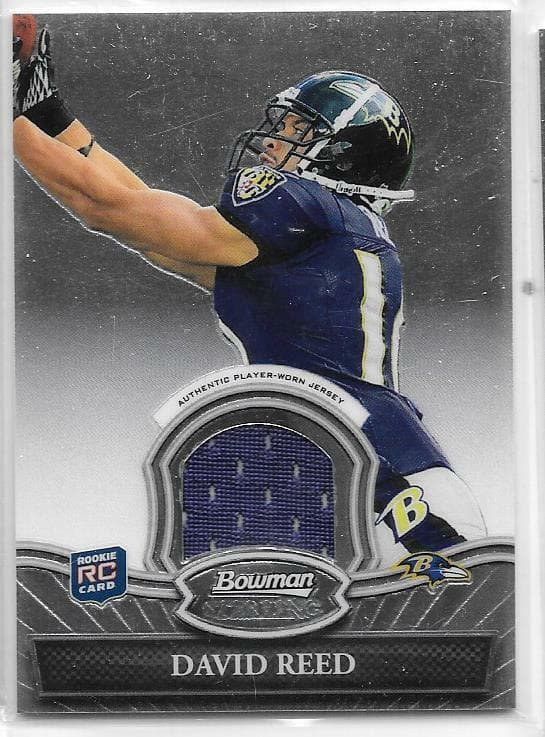 David Reed Football 2010 Bowman Sterling